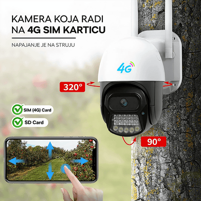 4G SIM PTZ KAMERA