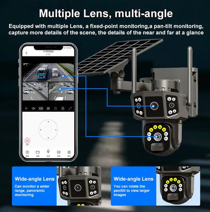 Pametna 4G nadzorna kamera sa solarnim napajanjem