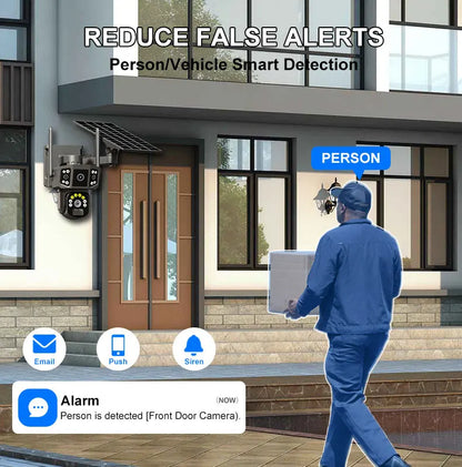 Pametna 4G nadzorna kamera sa solarnim napajanjem